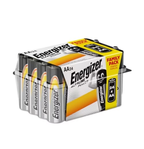 מארז סוללות אלקליין ENERGIZER AA מארז 24