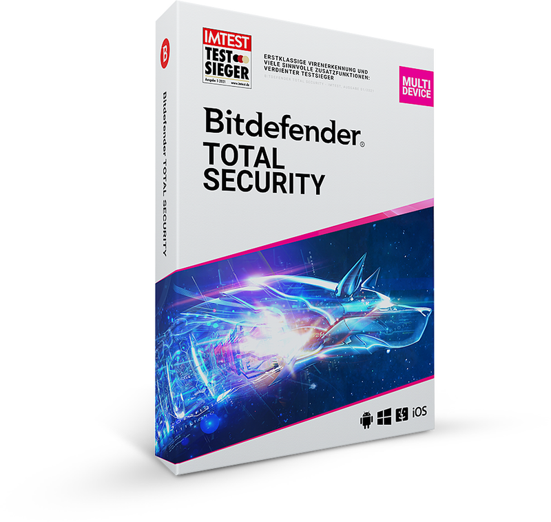 Bitdefender Total Security / 180-tägige Testversion