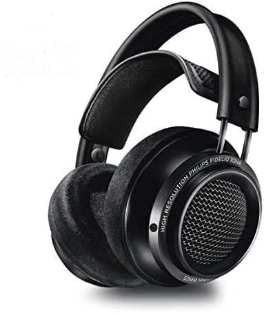 Philips Fidelio X2HR/00 Casque Supra-auriculaires, Casque Son Haute Définition (Haut-parleurs de 50 mm, Coussinets Deluxe à Mémoire de Forme, Clip pour le Fil Amovible) Noir [Amazon Exclusive] : Amazon.fr: High-Tech