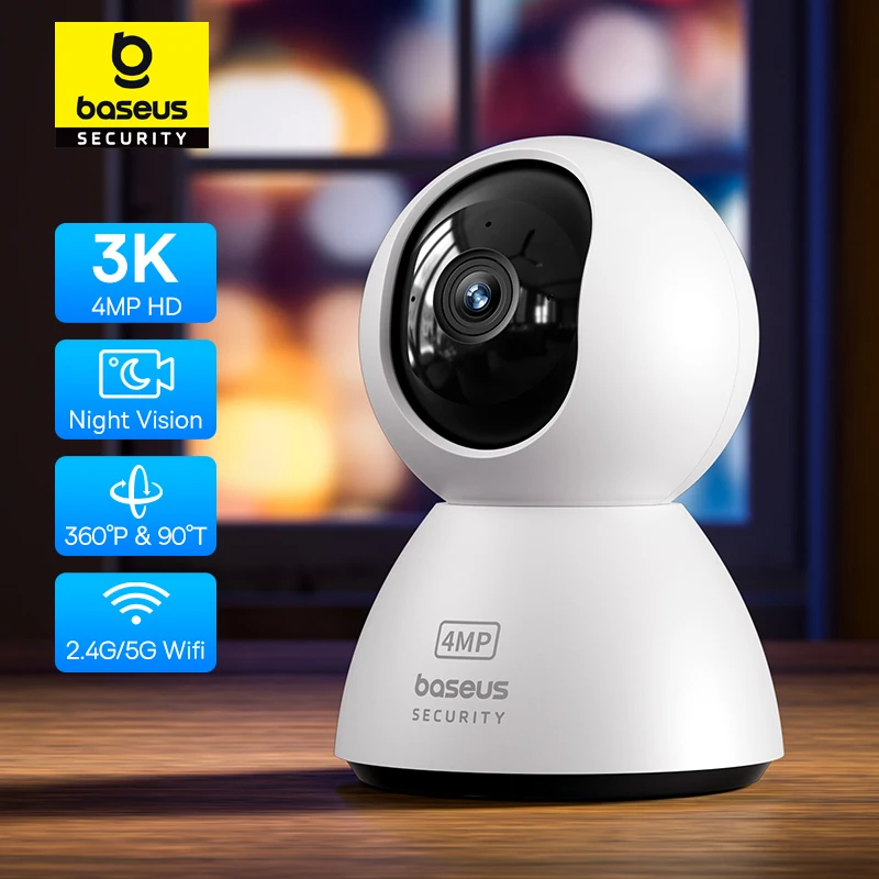 BASEUS 4MP PT Indoor Security Camera 5G Wi-Fi