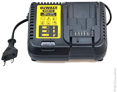 DEWALT DCB115 DEWDCB115 DCB115-GB XR Multi Voltage Li-Ion Battery Charger 10.8V, 14.4V & 18V, 230 V, Black/Yellow, One size : Amazon.co.uk: Electronics & Photo