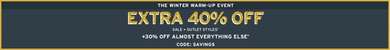 Winter Warm Up Sale