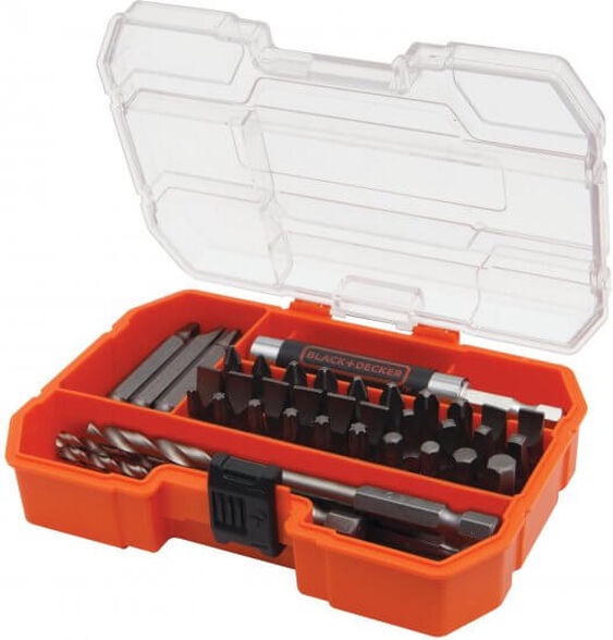 סט ביטים ומקדחים 45 חלקים Black+Decker A7234-XJ | Walla Shops