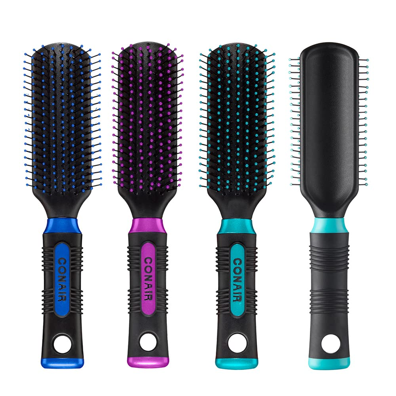 Amazon.com: Conair Salon Results Hairbrush for Men and Women, Hairbrush for Everyday Brushing with Nylon Bristles, Color May Vary, 1 Pack : Everything Else
