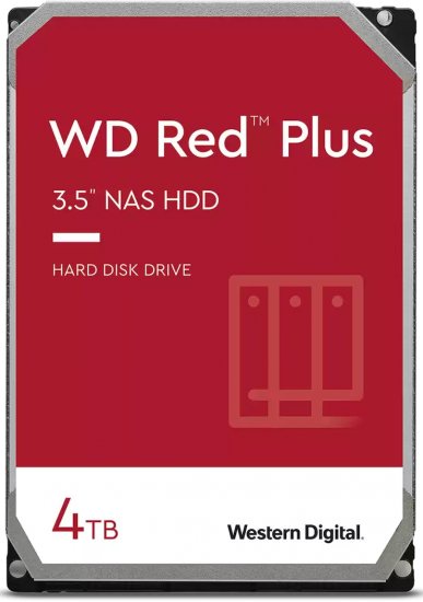 Amazon.com: Western Digital 4TB WD Red Plus NAS Internal Hard Drive HDD - 5400 RPM, SATA 6 Gb/s, CMR, 128 MB Cache, 3.5