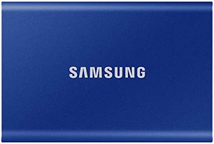 Samsung T7 Portable SSD - 1 TB - USB 3.2 Gen.2 External SSD Indigo Blue: Amazon.de: Computer & Accessories