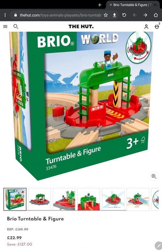 Brio Turntable & Figure | TheHut.com