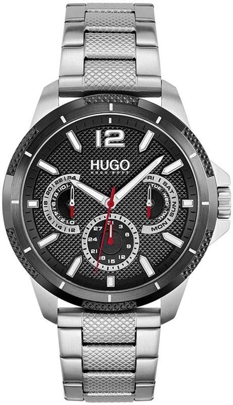 HUGO Men's Analog Quartz Watch with Stainless Steel Strap 1530195 : Amazon.co.uk: Watches
