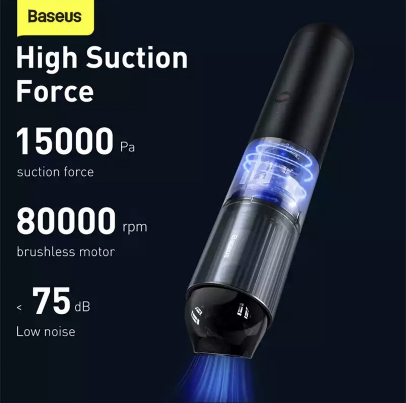 Baseus Portable Handheld Vacuum Cleaner 135W 15000Pa Strong Suction Car Handy Vacuum Cleaner Robot Smart Home For Car & HOME|Vacuum Cleaners| - AliExpress