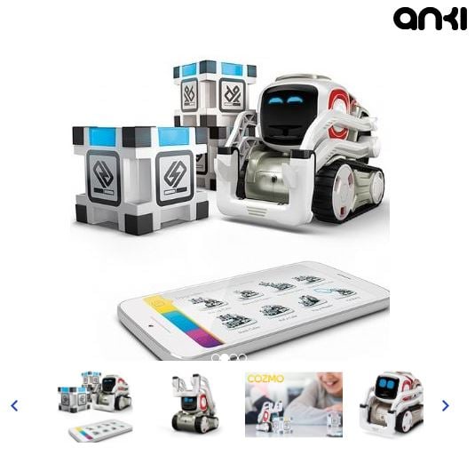 רובוט פנאי חכם משולב בינה מלאכותית Cozmo by anki Anki - באג