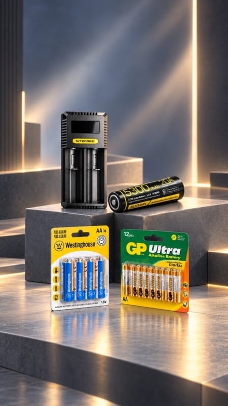 Westinghouse, GP, NITECORE batteries KSP sale