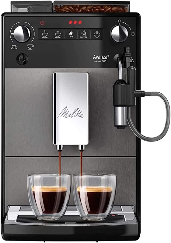 Melitta Fully Automatic Coffee Machine, Avanza Series 600, Art. No. 6767843, Stainless Steel, 1450 W, 1.5 liters, Mystic Titian : Amazon.co.uk: Home & Kitchen