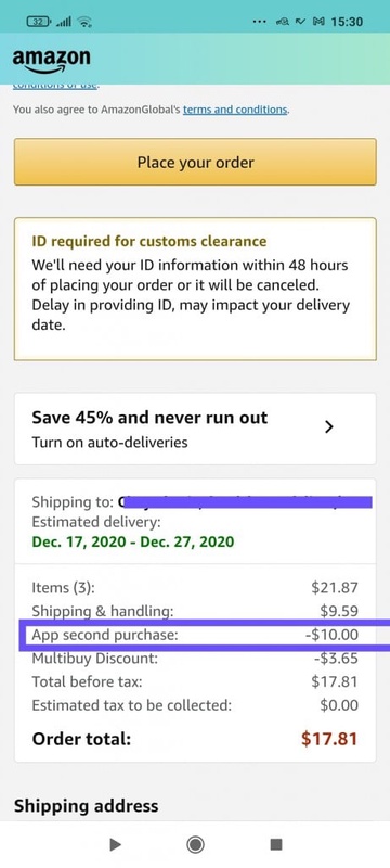 Holiday App offer 3 @ Amazon.com