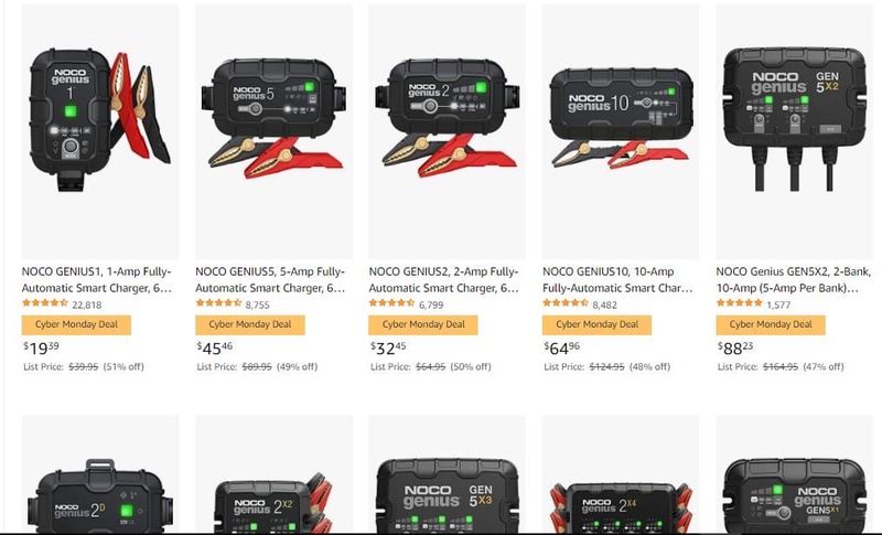 Up to 40% off NOCO Jump Starters and Battery Chargers