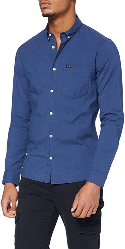 Lee Slim Button Down Camicia Uomo: Amazon.it: Abbigliamento