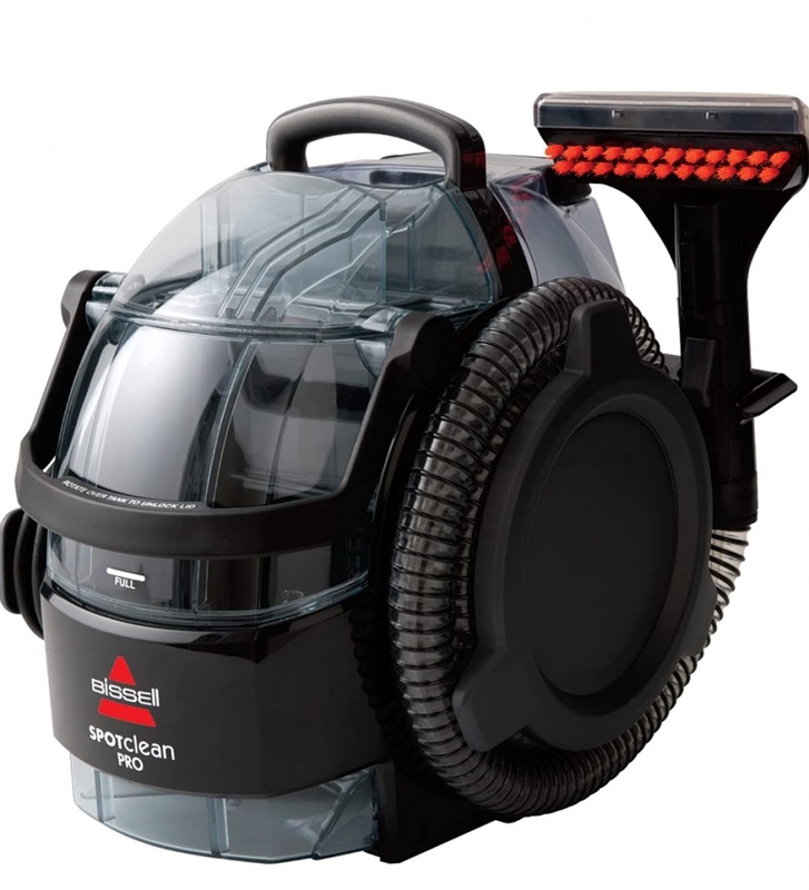 BISSELL SpotClean Pro | Our Most Powerful Portable Carpet Cleaner | Remove Spots, Spills & Stains | Clean Carpets, Stairs, Upholstery, Car Seats & More | 1558E, Titanium Black : Amazon.co.uk: Pet Supplies