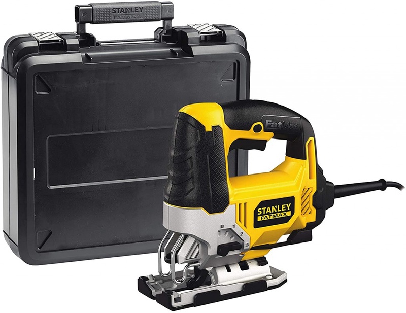 STANLEY FATMAX FME340K-QS - Sierra de calar 710W, 20mm, corte bisel 45°, incluye maletín : Amazon.es: Bricolaje y herramientas