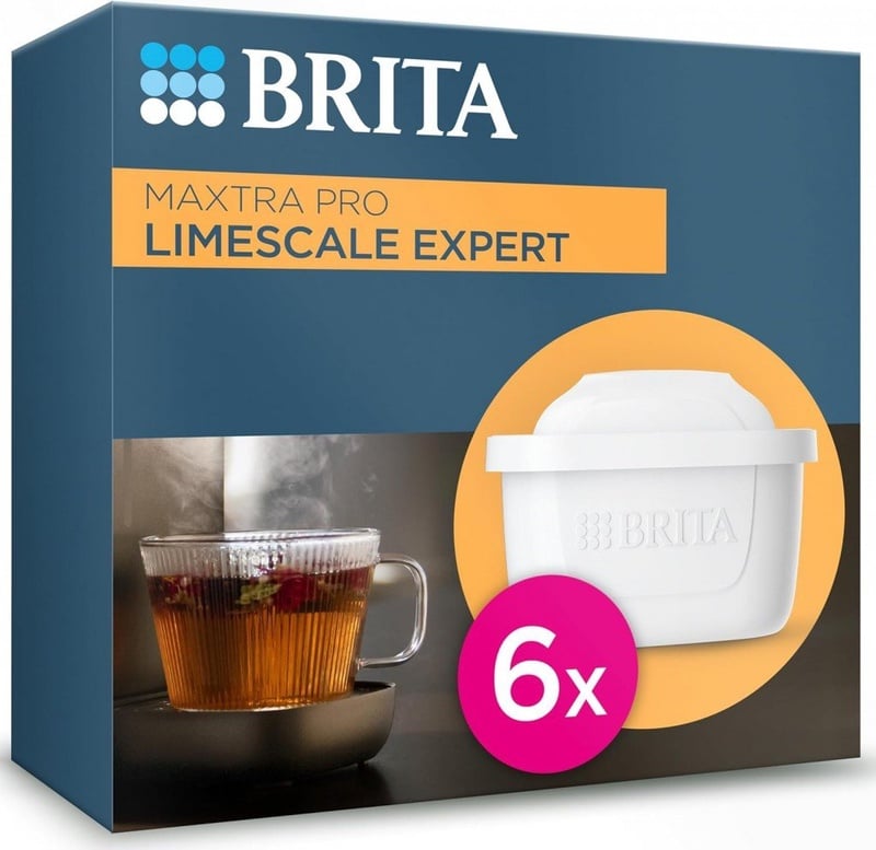 BRITA MAXTRA PRO Limescale Expert Water Filter Cartridge 6 Pack (New) - Original BRITA Refill for Ultimate Appliance Protection, reducing impurities, Chlorine and Metals (Package May Vary) : Amazon.co.uk: Home & Kitchen