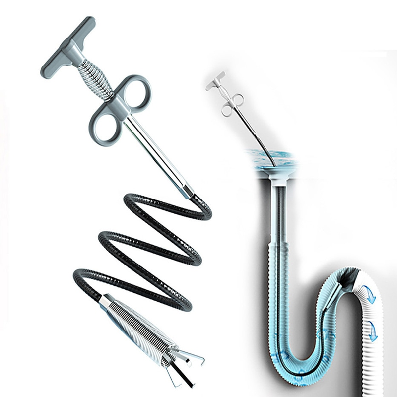 Flexible Sink Grabber Reacher Tool Sewer Pipe Unblocker Snake Spring Pipe Dredging Claw Hooks for Drains Toilet Kitchen Bathroom| | - AliExpress