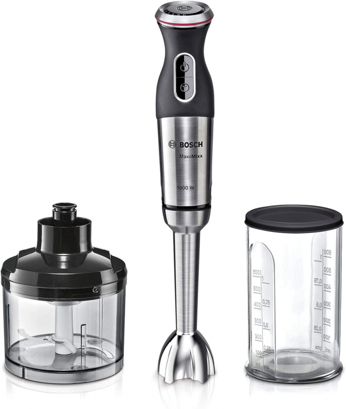 Bosch MS8CM6120 blender 0,5 L Mélangeur par immersion 1000 W Noir, Argent : Amazon.fr: Cuisine et Maison