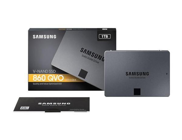 Samsung SSD interne 860 QVO 2.5’’ SATA (1 TERA) - MZ-76Q1T0BW, Noir - 1 TB: Amazon.fr: Informatique
