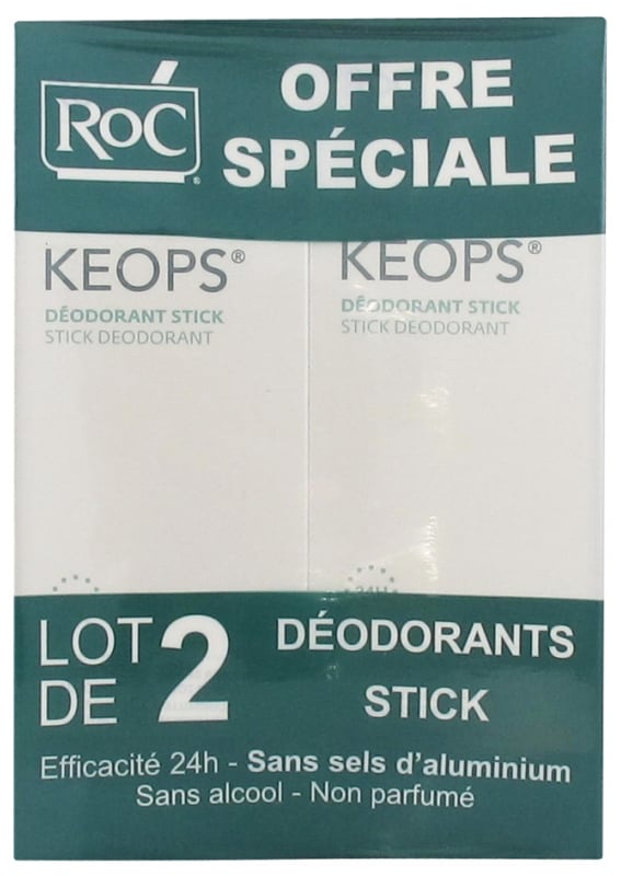 RoC Keops Stick Deodorant 2 x 40ml