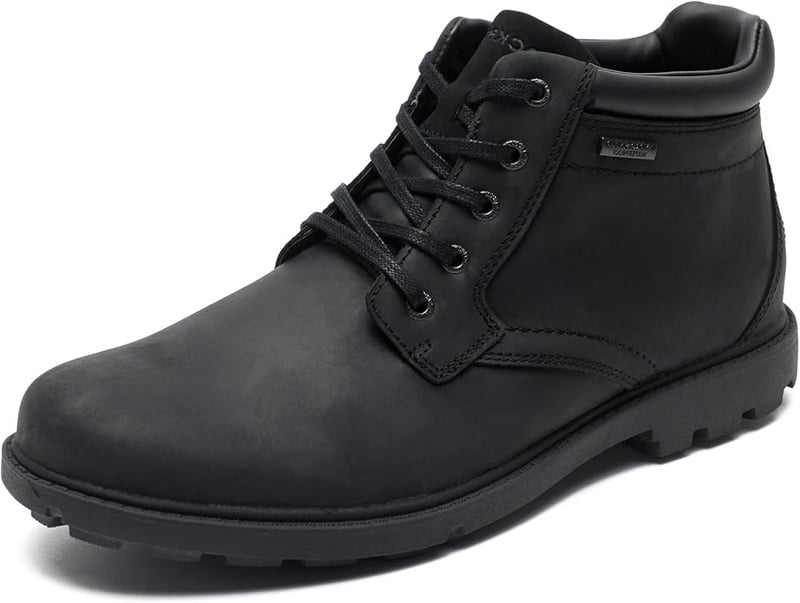 Amazon.com | Rockport Men's Storm Surge Water Proof Plain Toe Boot | Chukka