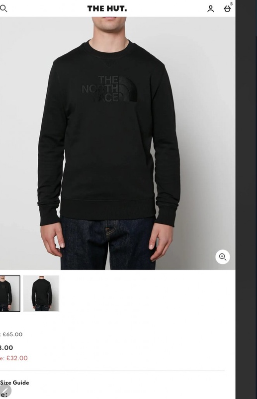 The North Face Men's Drew Peak Light Crew Sweatshirt - TNF Black | TheHut.com