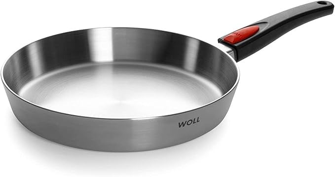 Woll 1528CO Stainless Steel Frying Pan Multi-Layered 28 cm Round 5 cm Deep with Removable Handle Suitable for Induction Cookers : Amazon.de: Home & Kitchen