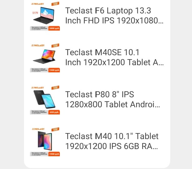Teclast Global Store - Amazing prodcuts with exclusive discounts on AliExpress Mobile