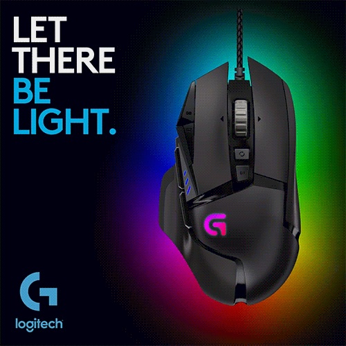 Logitech G502 PROTEUS SPECTRUM RGB TUNABLE GAMING MOUSE Customizable Weight