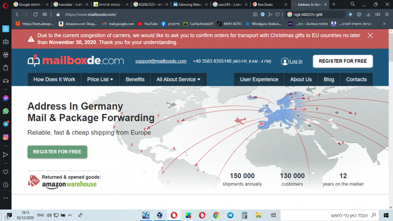 Address In Germany Mail & Package Forwarding - Mailboxde.com