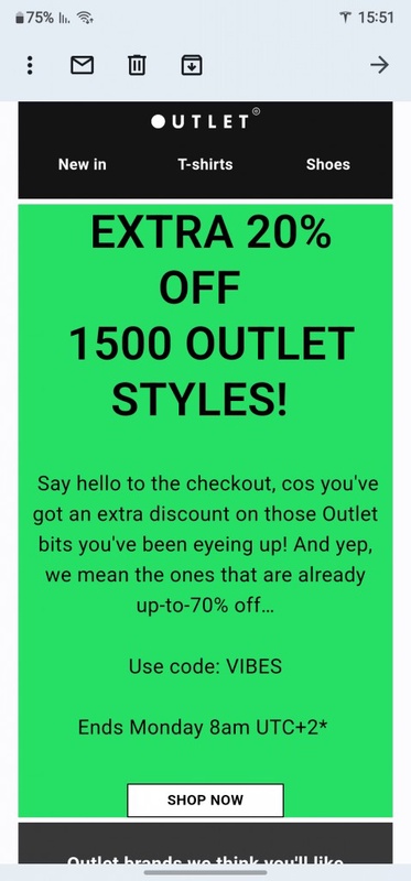 Use code: VIBES