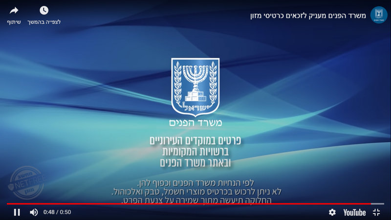 מענק ביטחון תזונתי לתושבים זכאים בצל נגיף הקורונה