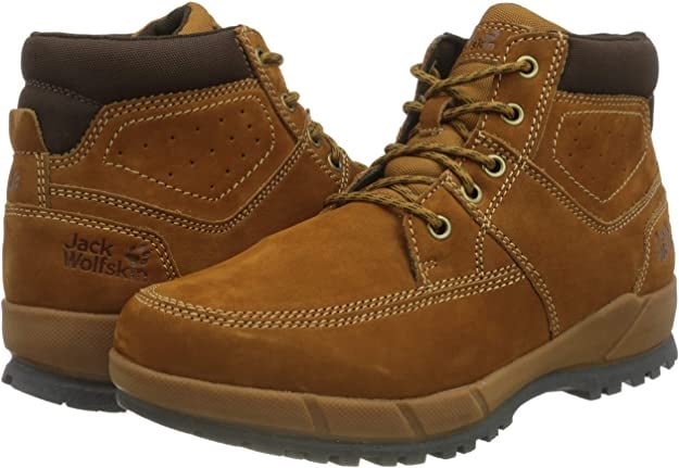 Jack Wolfskin Jackson Mid M, Bottine Chukka Homme, Honey/Brown, 47 EU: Amazon.fr: Chaussures et Sacs