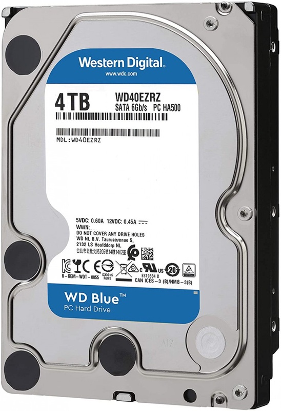 Amazon.com: Western Digital 4TB WD Blue PC Hard Drive - 5400 RPM Class, SATA 6 Gb/s, , 64 MB Cache, 3.5