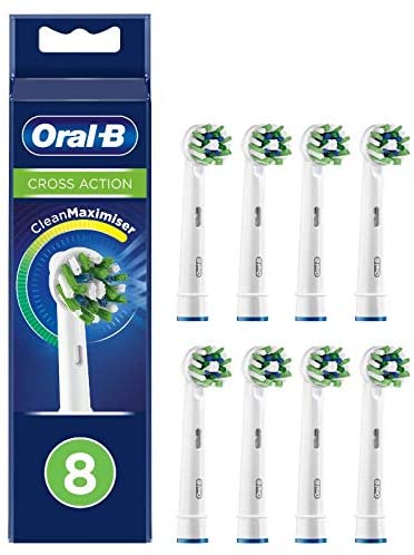 Oral-b CrossAction Toothbrush Heads with CleanMaximiser Bristles for Complete Oral Hygiene: Amazon.de: Drogerie & Körperpflege