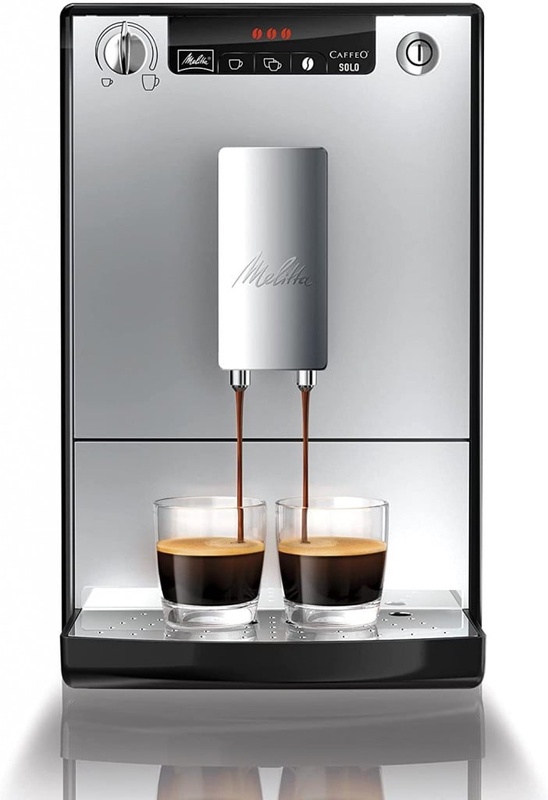 Melitta E 950-103 Pressure Coffee Maker Caffeo Solo Silver/Black, Plastic, 1450 W, 1.2 liters : Amazon.co.uk: Home & Kitchen