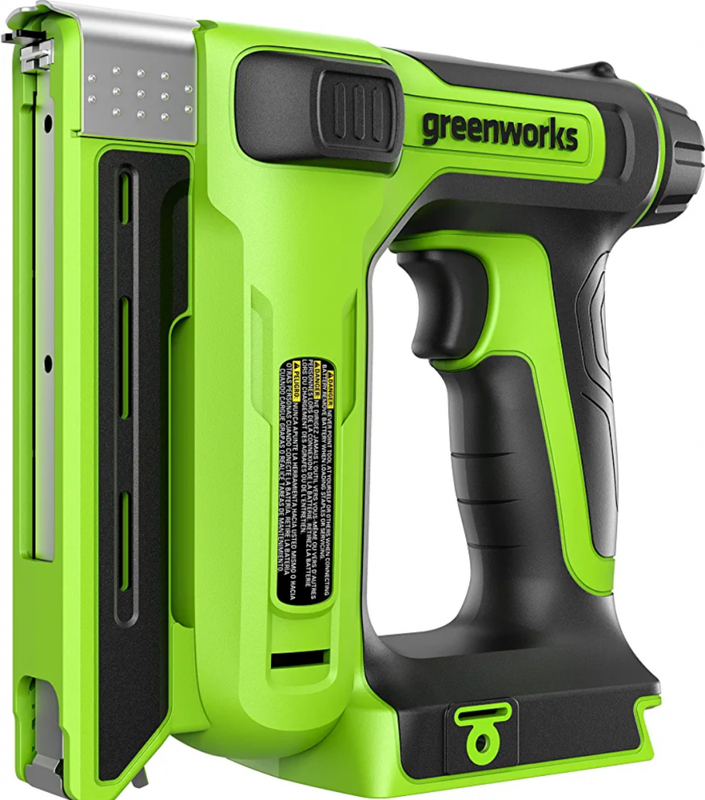Greenworks G24CS10 Cordless Crown Stapler, 60pcs/min for U-Type 6-14mm or T-Type 15mm Staples, WITHOUT 24V Battery & Charger, 3 Year Guarantee : Amazon.co.uk: Stationery & Office Supplies