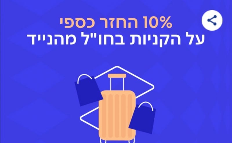 החזר על קניות בחו