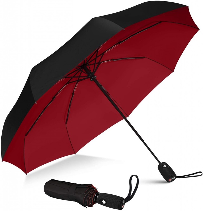 Amazon.com: Repel Umbrella Double Vented Windproof Automatic Travel Umbrellas with Teflon, Black