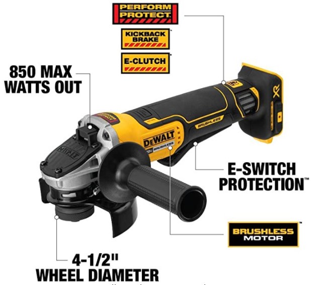 DEWALT DCG413B 20V MAX Brushless Cut Off Tool/Grinder (Tool Only) - - Amazon.com