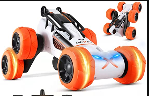 Amazon.com: Gemgucar Remote Control Car, Deformable RC Cars Six-Wheel 2.4GHz Fast Stunt RC Car,Rotating RC Trucks with Lights, Off Road RC Crawler with 2 Rechargeable Battery Toy Cars for Kids Boys Girls : Toys & Games