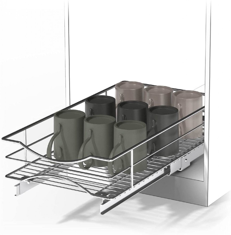 Amazon.com: Home Zone Living Pull Out Drawer Cabinet Organizer, 14