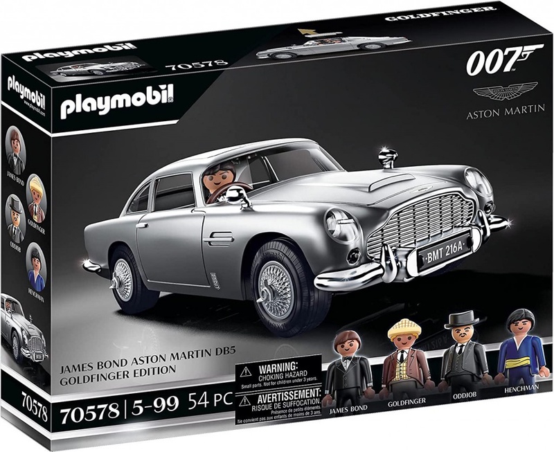 PLAYMOBIL 70578 James Bond Aston Martin DB5 - Goldfinger Edition, Für James-Bond-Fans, Sammler und Kinder von 5-99 Jahren: Amazon.de: Spielzeug