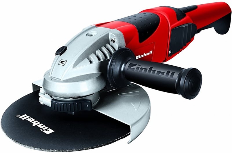 Einhell TE-AG 230/2000 Amoladora, 2000 W, 230 V, Rojo, 230mm, arranque suave, asidero giratorio, cubierta protectora (ref. 4430840) : Amazon.es: Bricolaje y herramientas