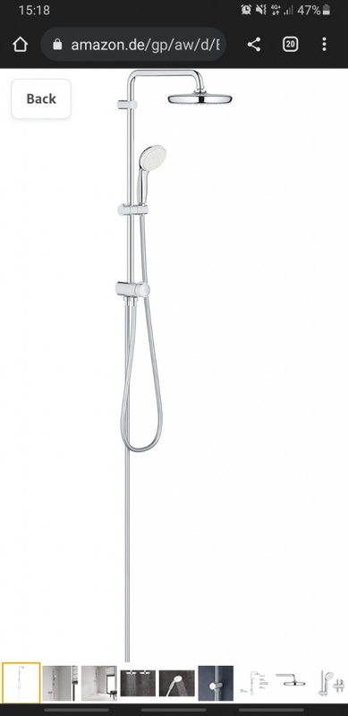 GROHE | Flex shower system with switch for wall mounting | chrome | 26382001 : Amazon.de: DIY & Tools