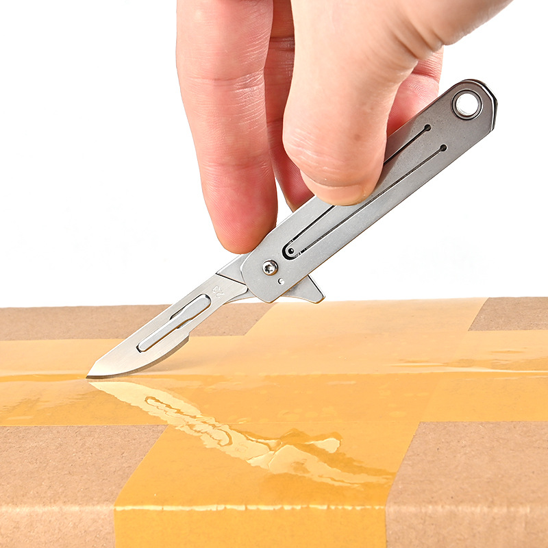 Folding Blade Scalpel | Mini Folding Utility Knife | Folding Keychain Scalpel - Utility Knife - Aliexpress