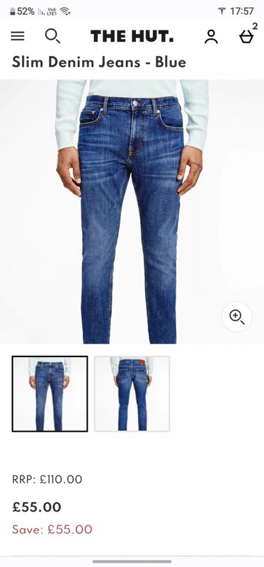 Tommy Hilfiger Men's Layton Slim Denim Jeans - Blue | TheHut.com