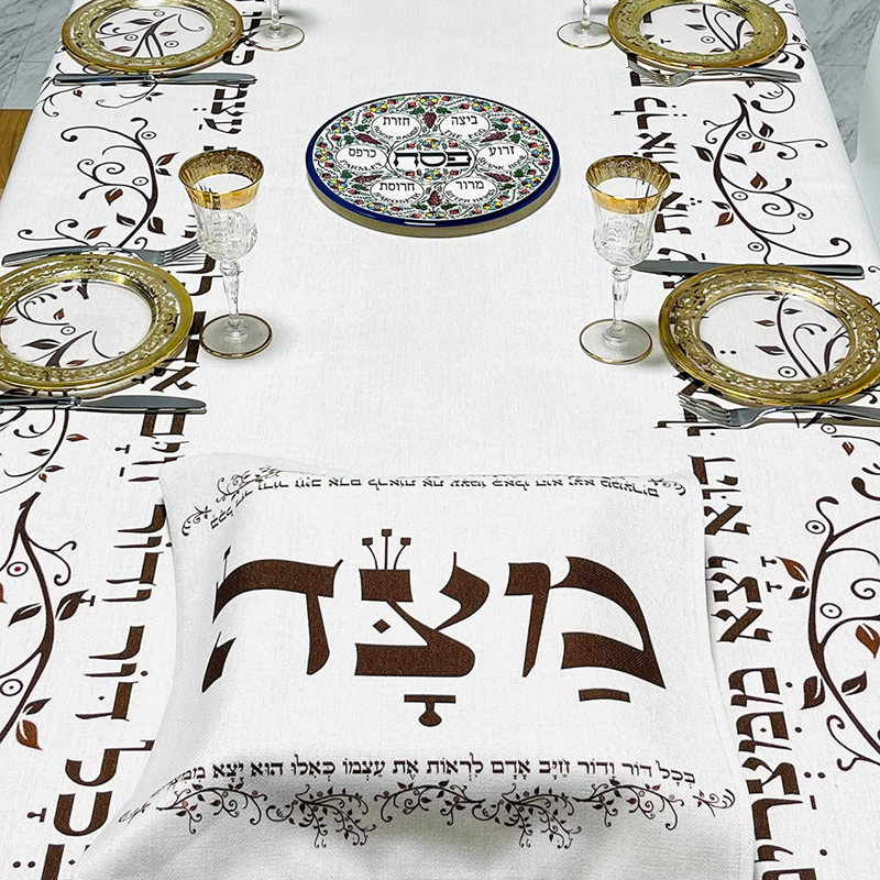 Hebrew Happy Passover | Passover Tablecloth | Seder Passover | Jewish Tablecloth - Table Cloth - Aliexpress